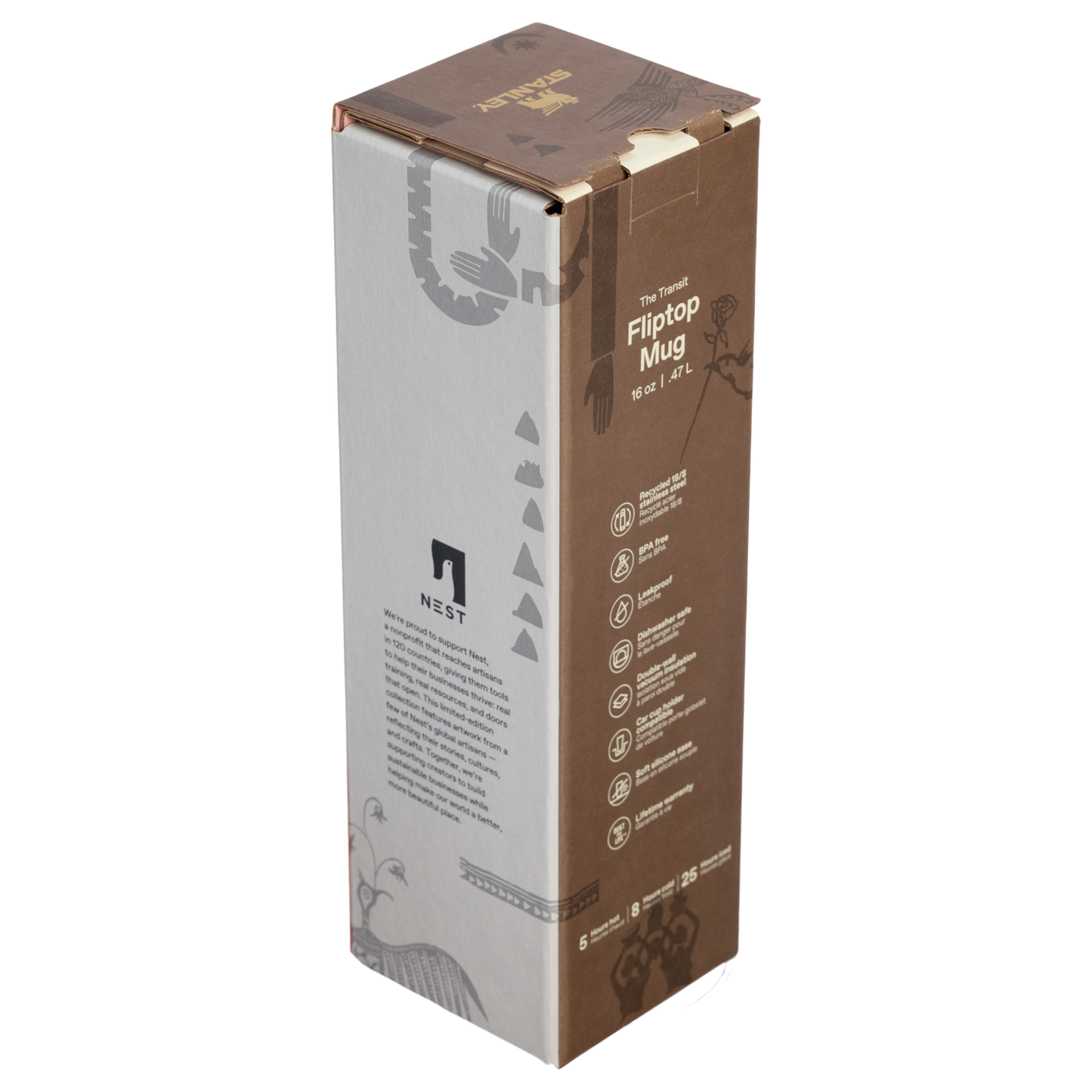 The Stanley 1913 x Nest AeroLight™ Transit Flip Top Mug